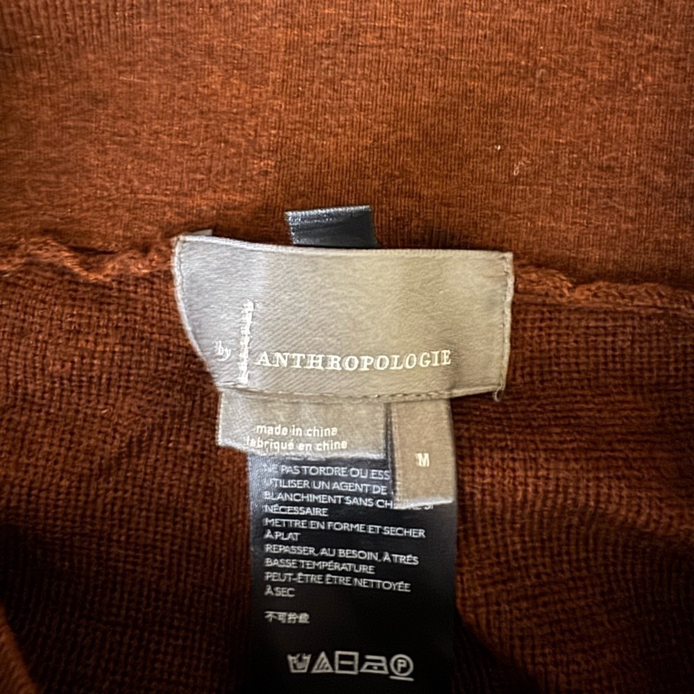 Anthropologie Wool Blend Wide Leg Pants M - Picture 5 of 6